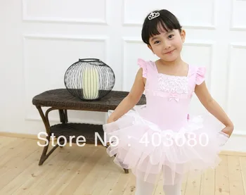 cu ridicata Și cu amănuntul Coreea de roz Și albastru 4 - 8 ani Copii fusta de balet,fetele dansează rochie