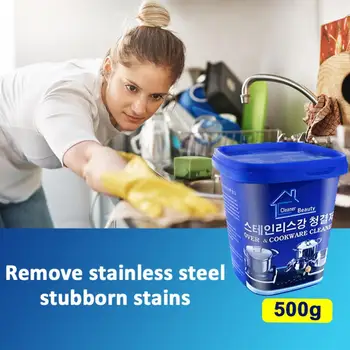 Din Oțel inoxidabil Rust Remover 500g Bucatarie Oala Tigaie Kitchenwares Pată de Murdărie Curat