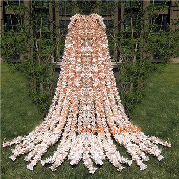10buc 2M Artificiale Wisteria Floare Hortensie Șir de Rattan de Mătase Viță-de-vie Pentru Petrecerea de Nunta Aranjamente Decoratiuni Acasă Ornament