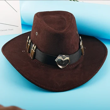 Ornamente de păr CADOURI pentru Bărbați/Femei de Pălărie Capota Separat Capac Beanie Kpop Anime Păr Accesorii de Cowboy Wild Glonț