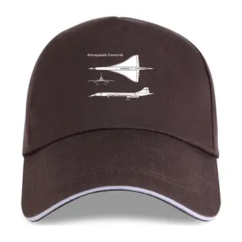 noua pac pălărie Bărbați Moda Bumbac Aerospatiale Concorde Supersonic de Pasageri Jet Casual de Vara Șapcă de Baseball Negru Topuri