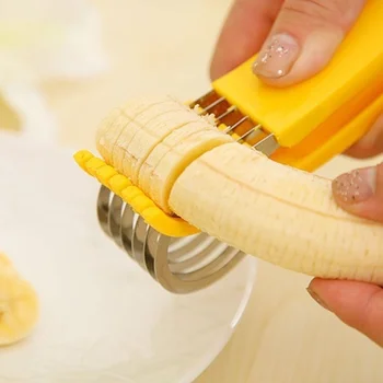 Demarkt Accesorii De Bucătărie Banana Slicer Gadagets (Marime: M, Culoare: Galben)