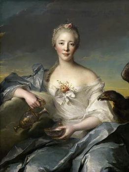 Clasic figurativ tablou canvas portret de artă poster imagine pictura instanță de Madame De Pompadour decor acasă