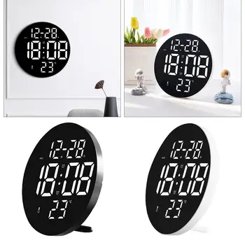 Ceasurile cu LED-uri Calendar de Afișare a Temperaturii pentru Sufragerie, Dormitor, Camera de zi