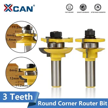 XCAN 3 Dinti Rotund Cornor Router Cam 2 1/2
