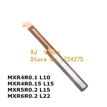 MXR4R0.1 L10/MXR4R0.15 L15/MXR5R0.2 L15/MXR6R0.2 L22,de cotitură înapoi carbură solidă instrumente mici plictiseste