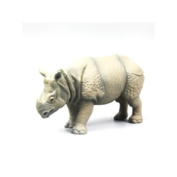 TOMY Anlia Animale Salbatice Model de Simulare Decor CA-18 Indian, Rinocerul Jucărie pentru Copii Model Figura