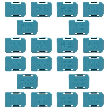 20buc Baterie Raft de Depozitare Suport Baterie Caz Pentru Makita 18V Dispozitive de Fixare(Albastru)