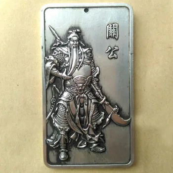 Rare Vechi Qing argint binecuvântare marca talie 2,artizanat lucrate Manual,colectia& podoabă,transport gratuit