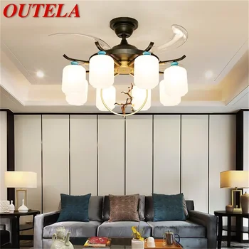 OUTELA Ventilatoare de Tavan Lumina cu Telecomanda Creative Acasă Decorative Pentru Camera de zi Hol Dormitor