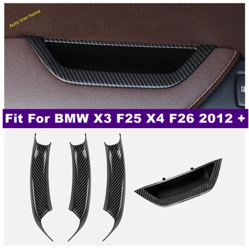Ușa interioară se Ocupe de Cotiera Decor Capacul Panoului Ornamental se Potrivesc Pentru BMW X3 F25 X4 F26 2012 - 2017 Aspect Fibra de Carbon Interior Refit Kit