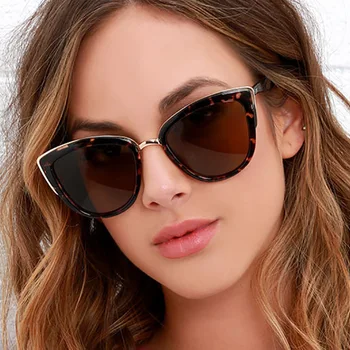 2021 Ochi de Pisică Moda ochelari de Soare din Plastic Femei Vintage Mici Ochelari de Soare ochelari de Soare Oglinda de sex Feminin UV400 Lunette De Soleil Femme