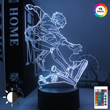Acril 3d anime lampa SK8the Infinity veghe lampa de figurine de desene animate de iluminat pentru dormitor lumina decor acasă lampa cadou